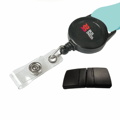 Retractable Reel Digital Print (Black) and Breakaway