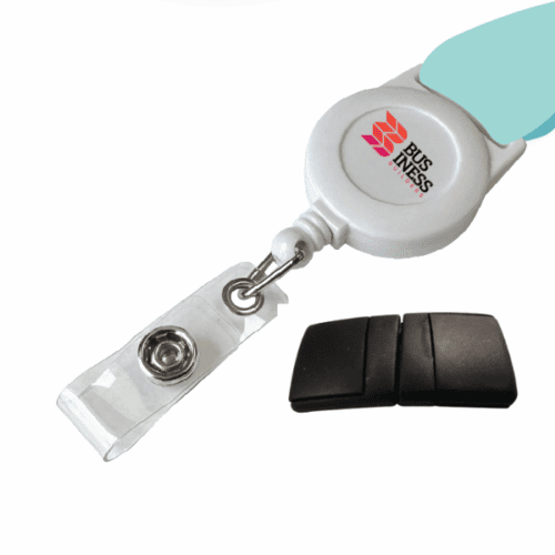 Retractable Reel Digital Print (White) and Breakaway